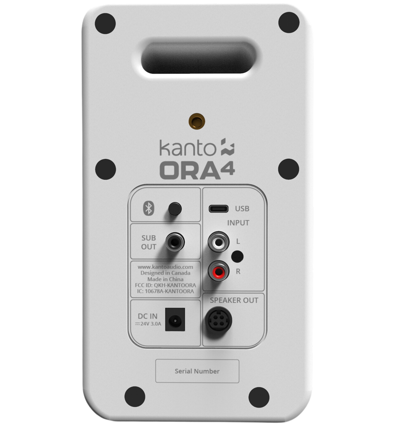 Kanto Ora 4 (Pair, Matte White)