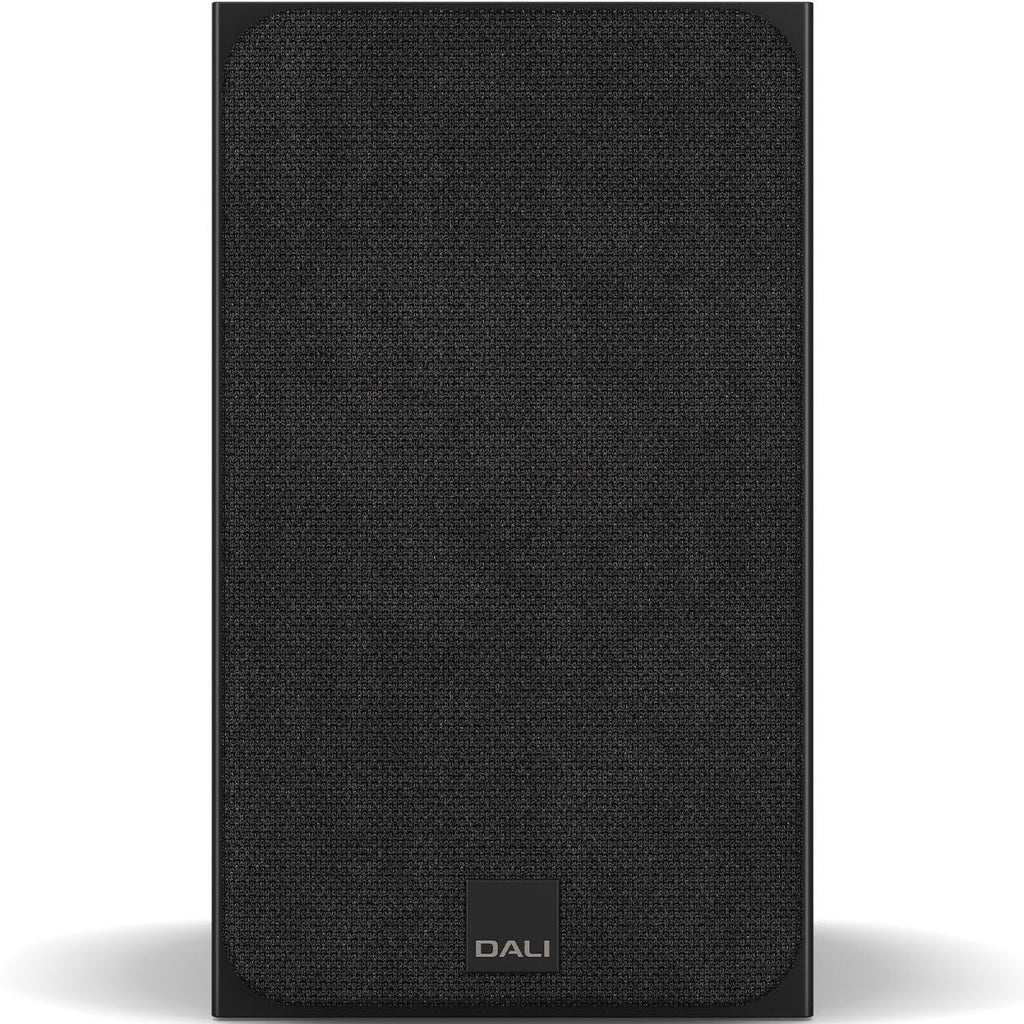 DALI Sonik 1 passive bookshelf speakers with sleek black finish and compact design for high-quality audio.