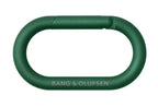 Bang & Olufsen Beosound Explore portable Bluetooth speaker, with carabiner mount, front view