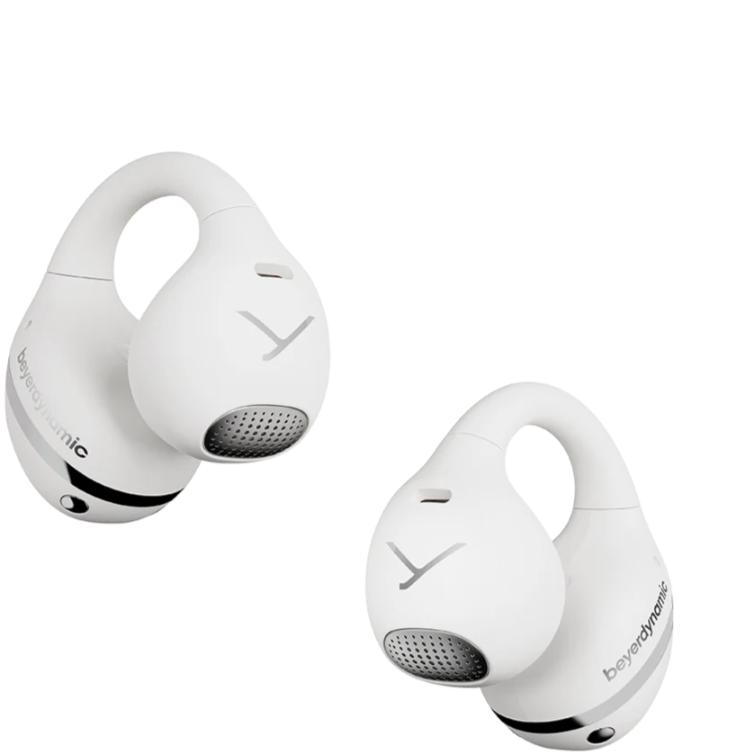 Beyerdynamic Amiron Zero wireless earbuds, white, open