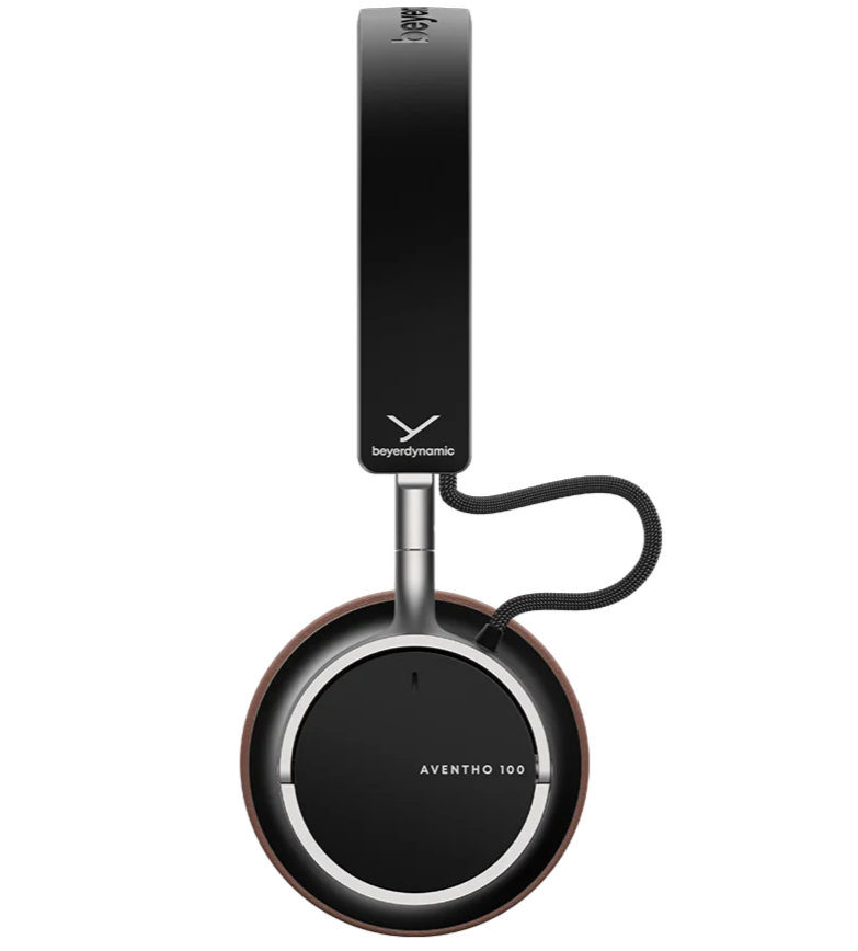 Beyerdynamic Aventho 100 wireless headphones in brown, front view