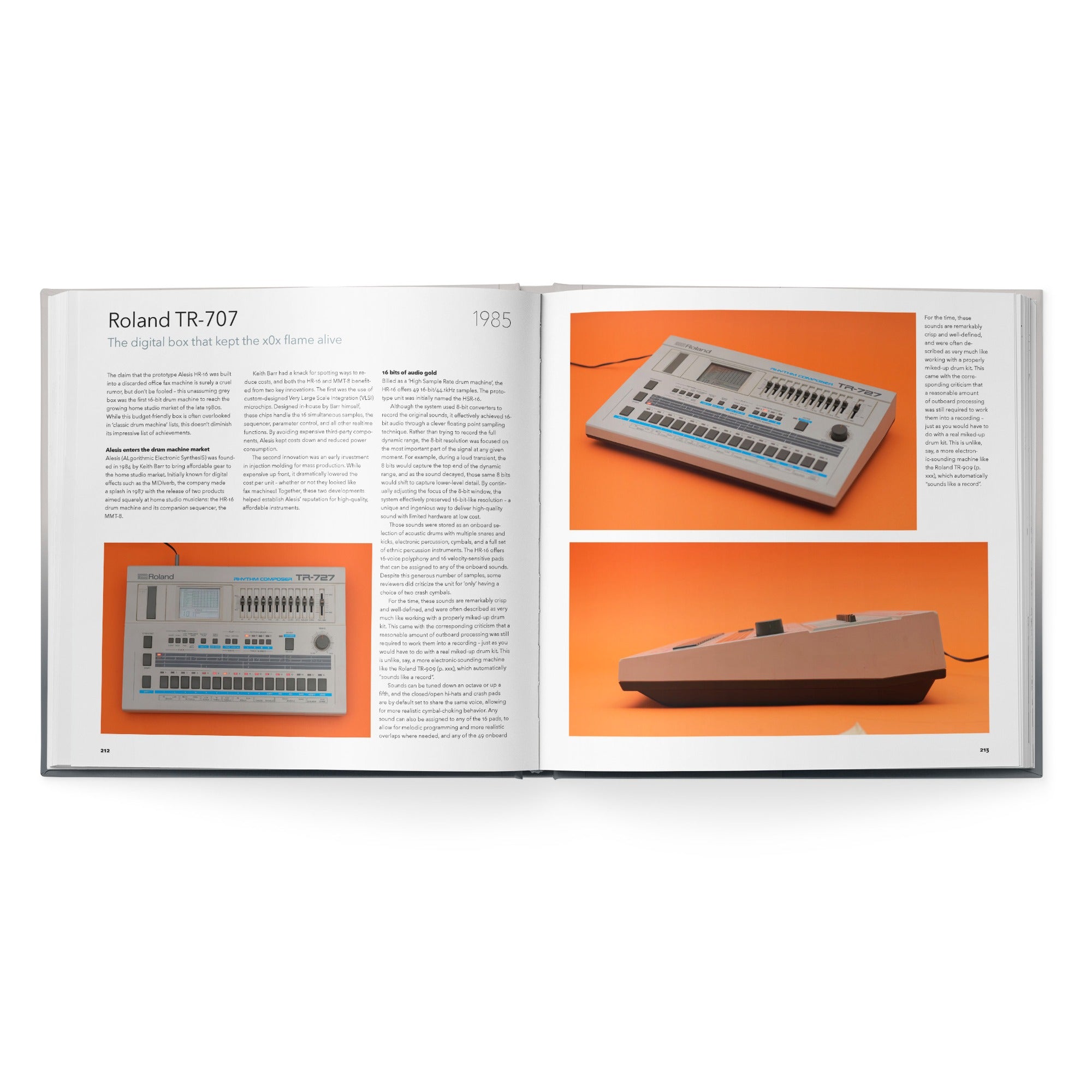 Beat Gems interior spread — Roland TR-707