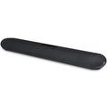 Bluesound Pulse Cinema Mini black soundbar with sleek tabletop design, TV speakers for immersive audio experience