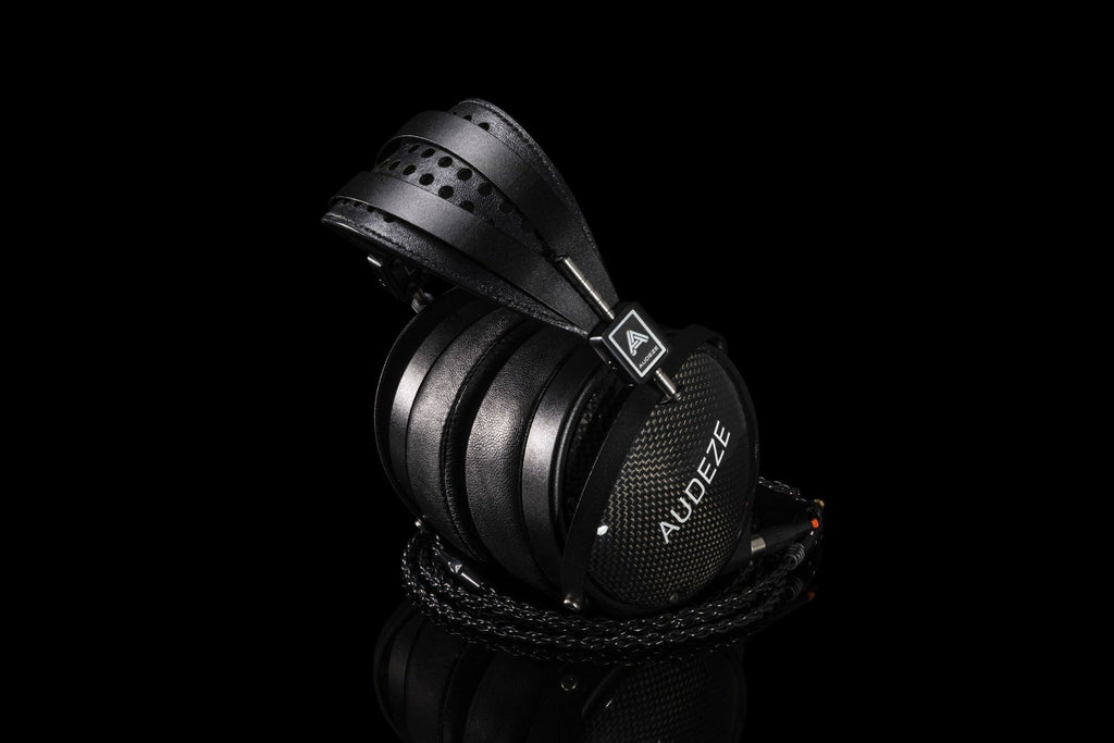 Audeze LCD-XC Creator Package studio headphones with leather-free ear cups, black design, and adjustable headband for professional audio.