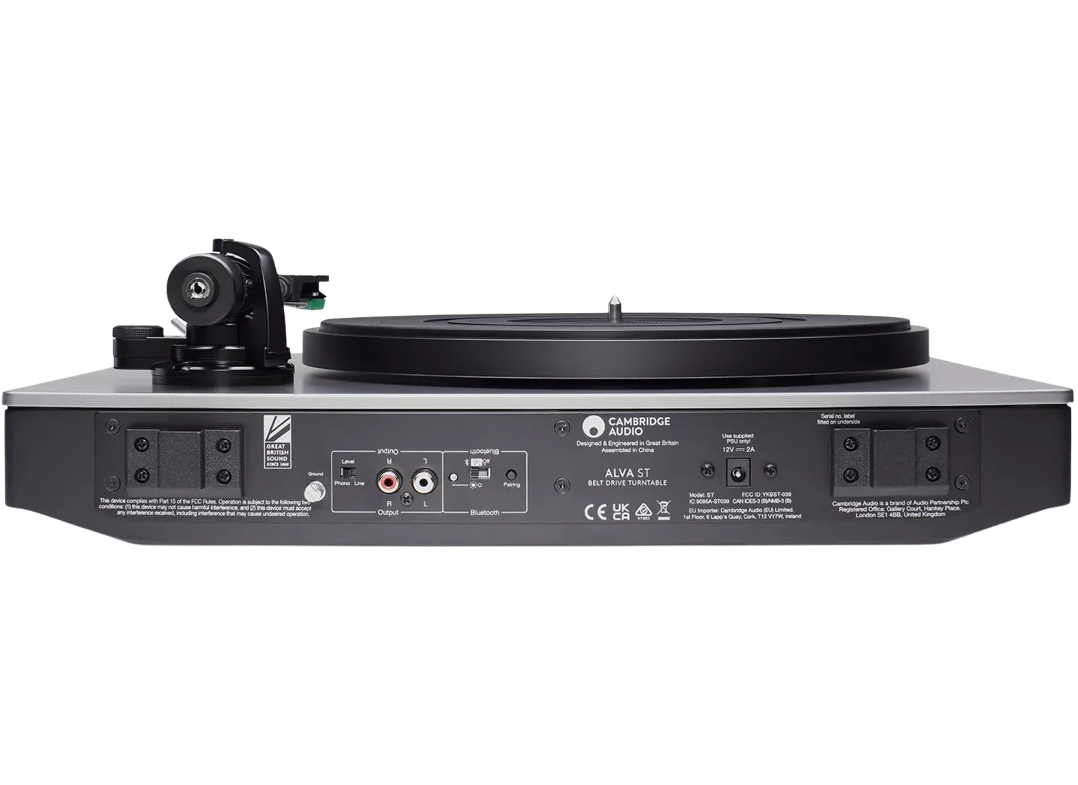 Cambridge Audio Alva ST belt-drive turntable, black