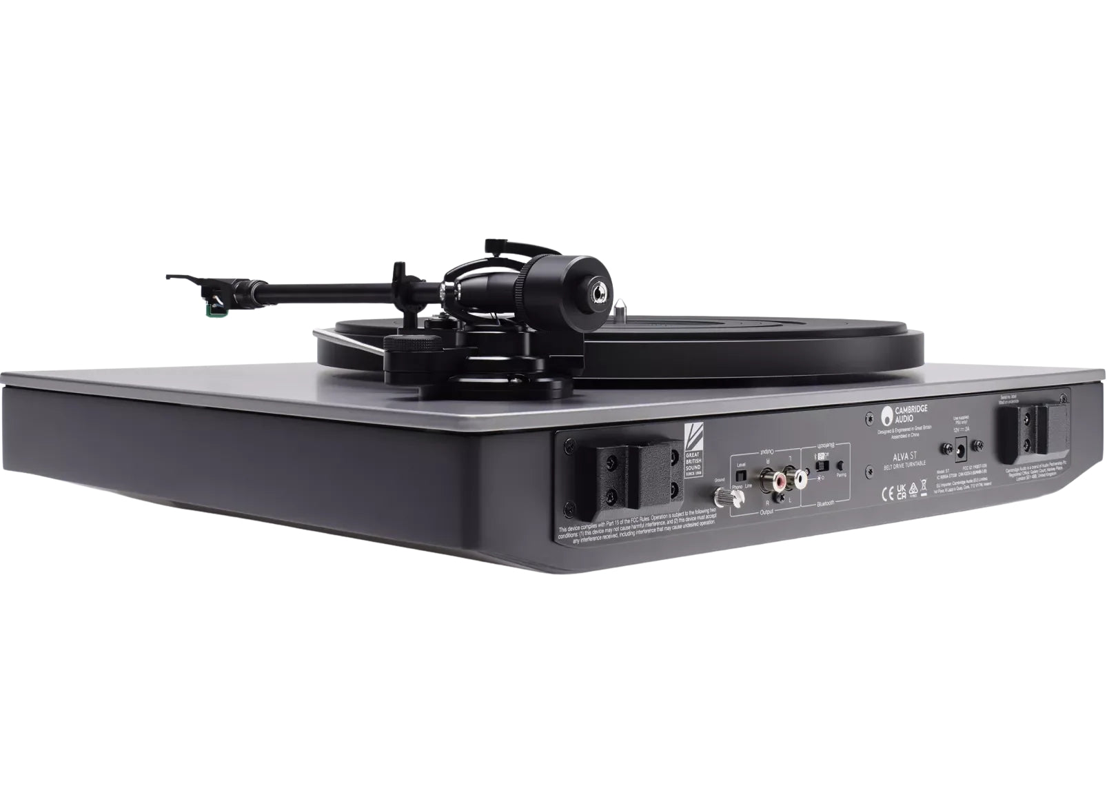Cambridge Audio Alva ST belt-drive turntable, black