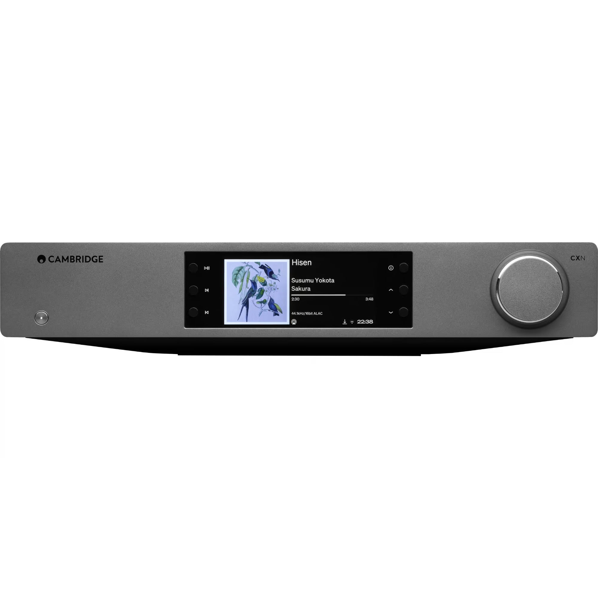 Cambridge Audio CXN100 SE network music streamer, black, front view