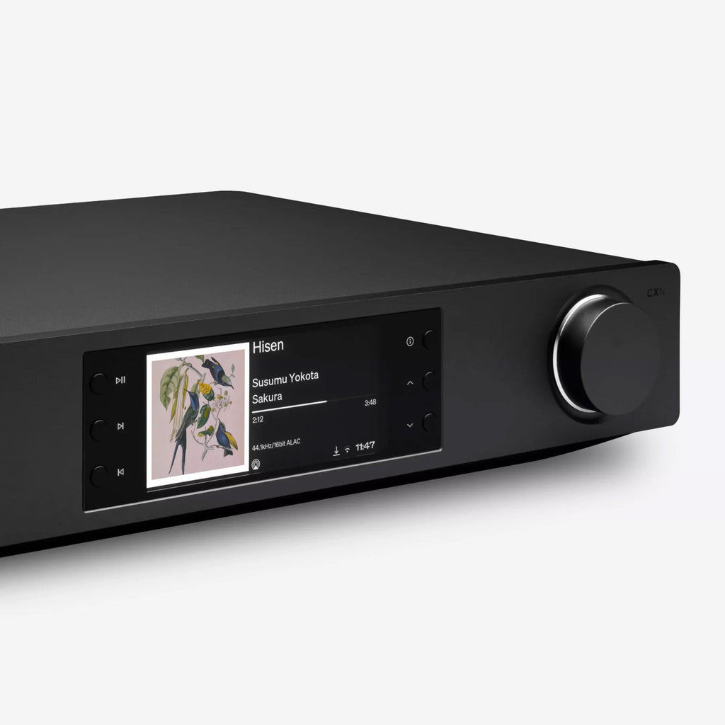 Cambridge Audio CXN100 SE network music streamer, black, front view