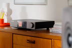 Cambridge Audio EXN100 network streaming preamp, black, front view
