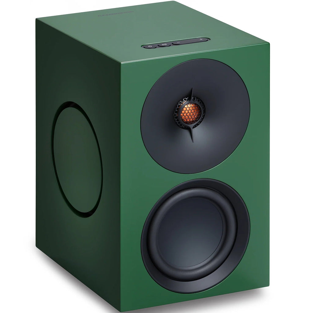 Cambridge Audio L/R M active bookshelf speakers, green