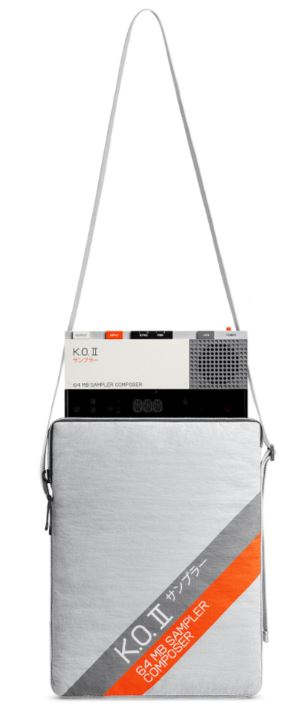 Teenage Engineering EP-133 K.O. II soft studio bag with padded exterior and carrying handle, designed for electronic music gear.