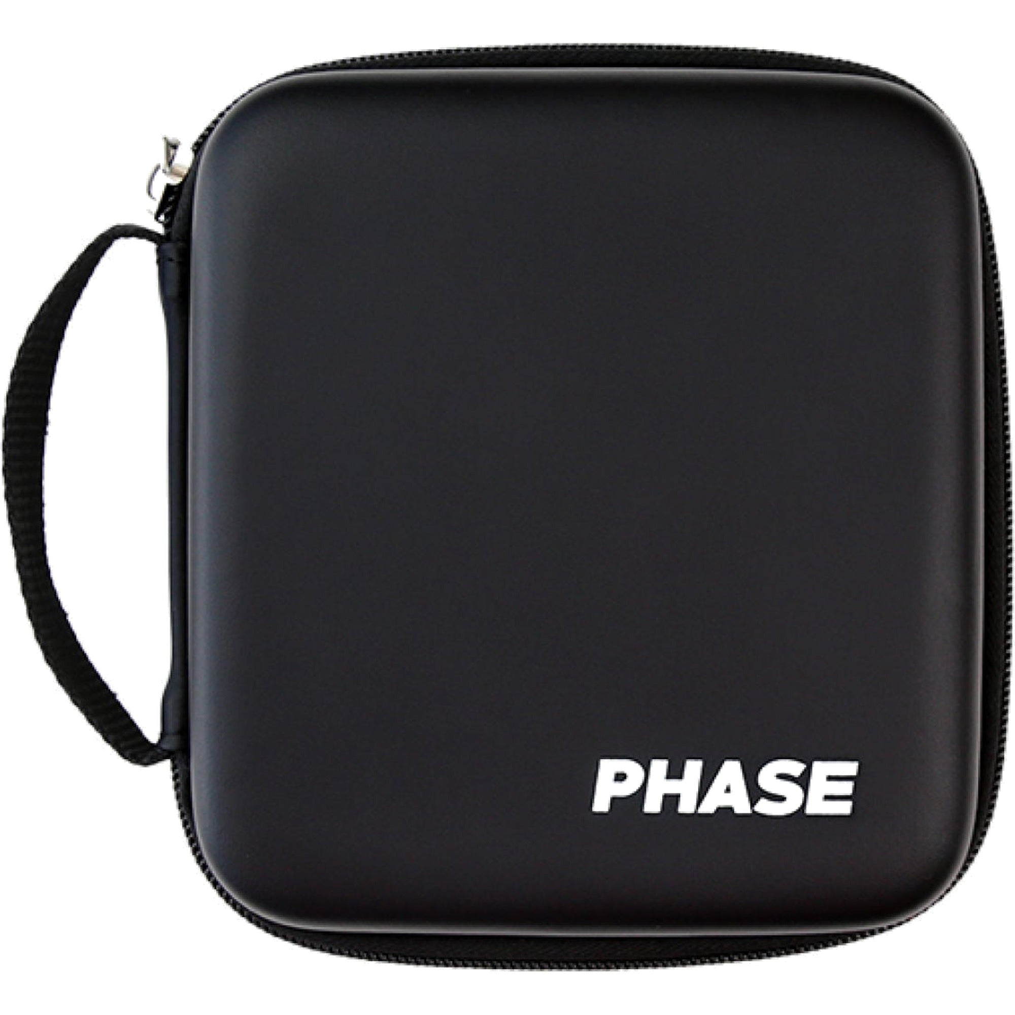 Closed black Phase DJ hardcase with reinforced corners and handle, designed for protecting DJ equipment during travel.
