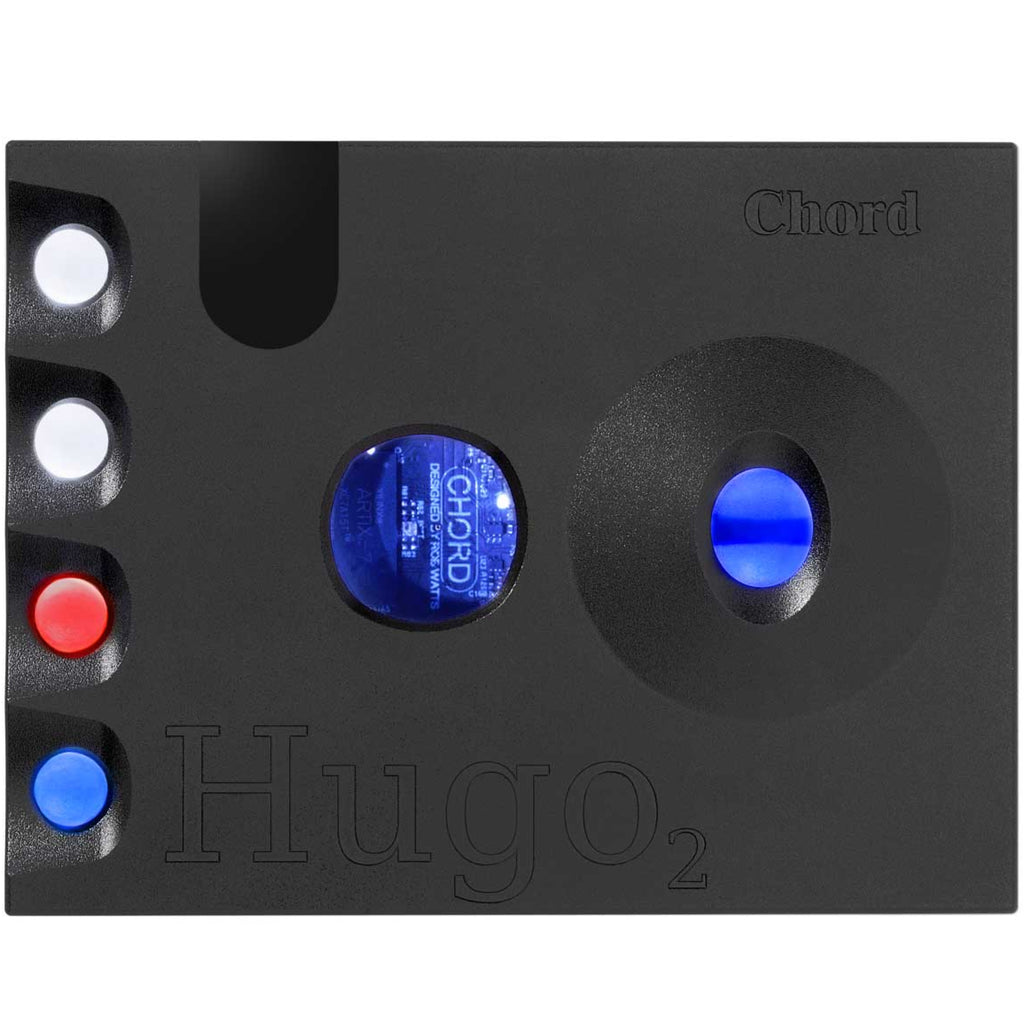 Chord Electronics Hugo 2 portable DAC and headphone amplifier, black, front view