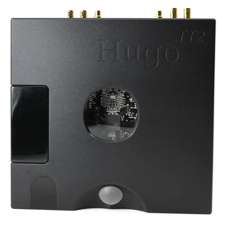 Chord Electronics Hugo TT2 DAC and headphone amplifier, black, front view