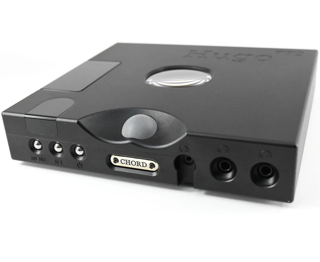 Chord Electronics Hugo TT2 DAC and headphone amplifier, black, front view
