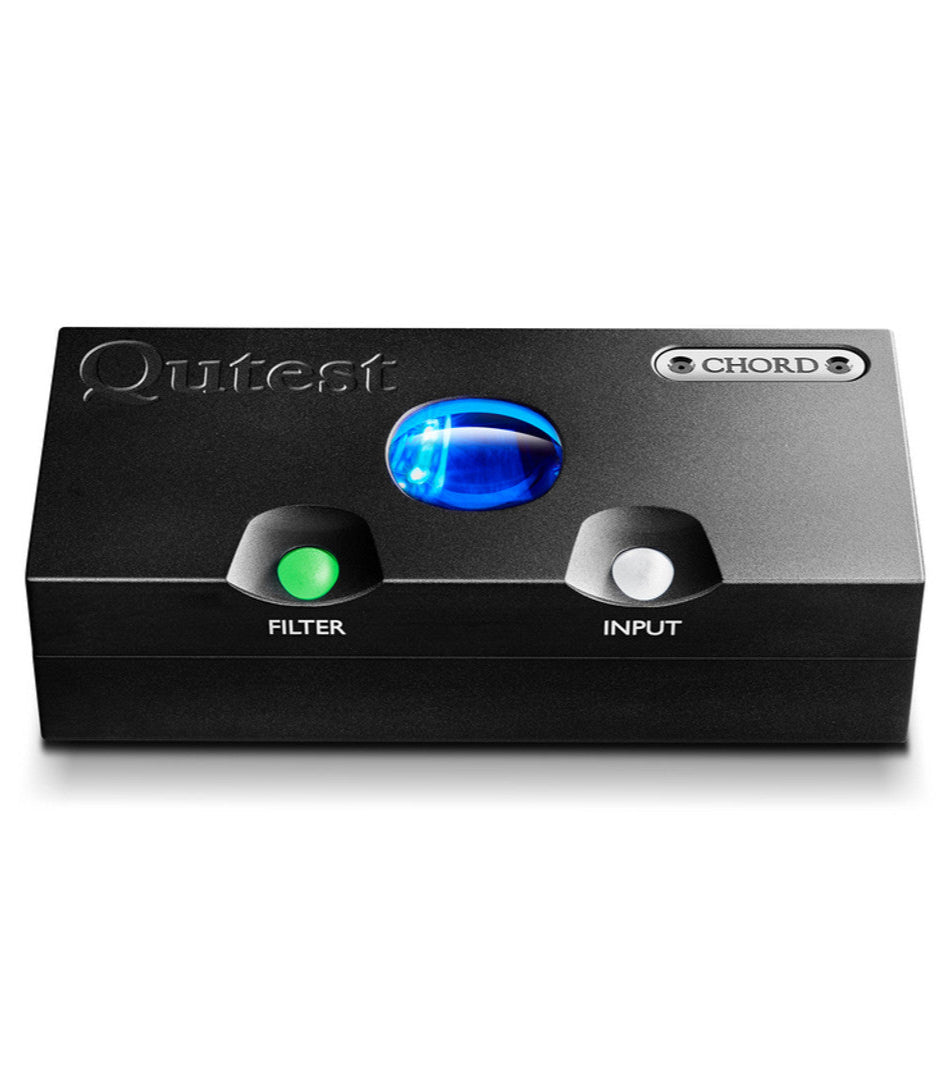 Chord Electronics Qutest DAC and headphone amplifier, black, front view