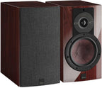 DALI Dali Rubikore 2 passive bookshelf speakers showing wooden cabinets and speaker drivers.