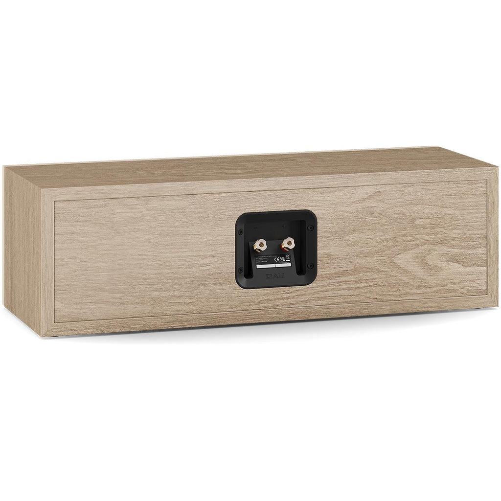 DALI Sonik Cinema center speaker with sleek black finish and modern design, ideal for home theater audio setup.
