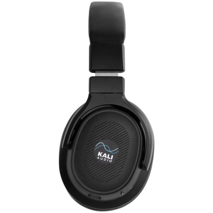 Kali Audio HP-1 studio headphones with black over-ear design and padded ear cups for professional audio monitoring.