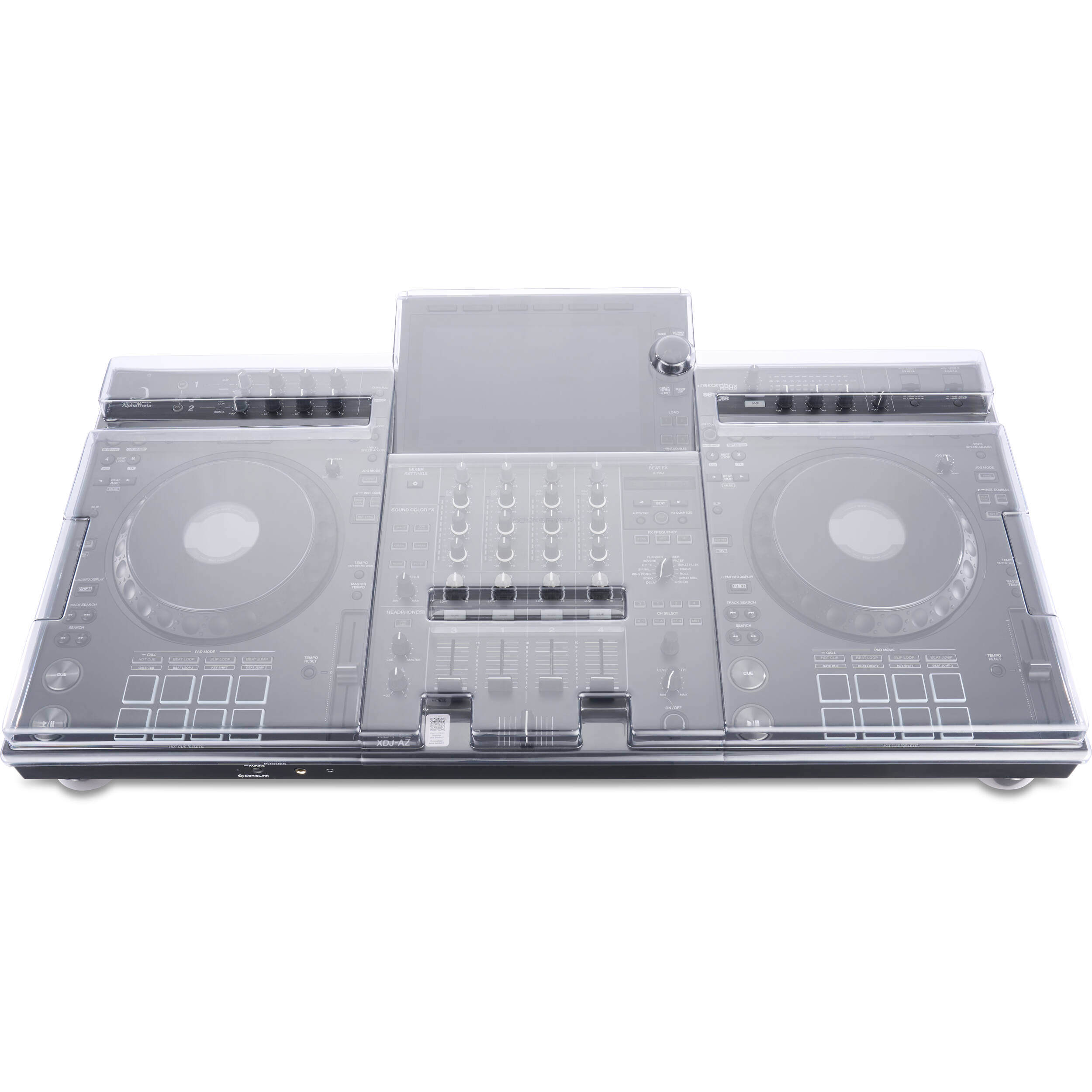 Decksaver AlphaTheta XDJ-AZ Cover, detail view.