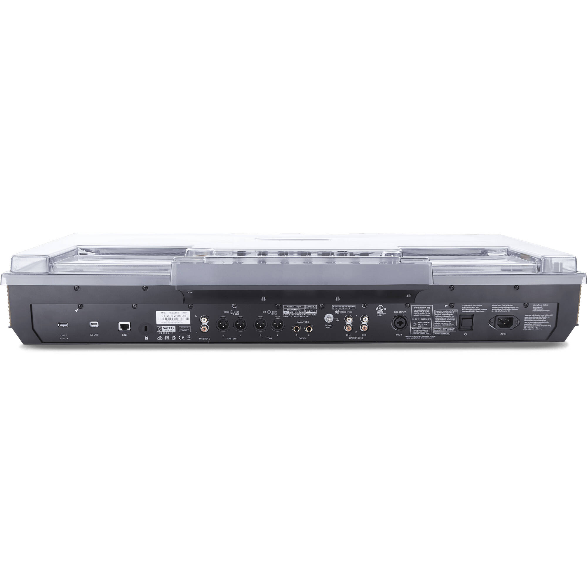 Decksaver Pioneer Opus-Quad Cover dj covers, with case