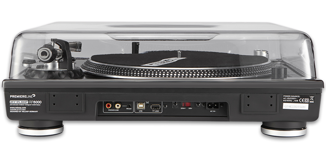 Decksaver Reloop Turntable Cover dj covers, with case