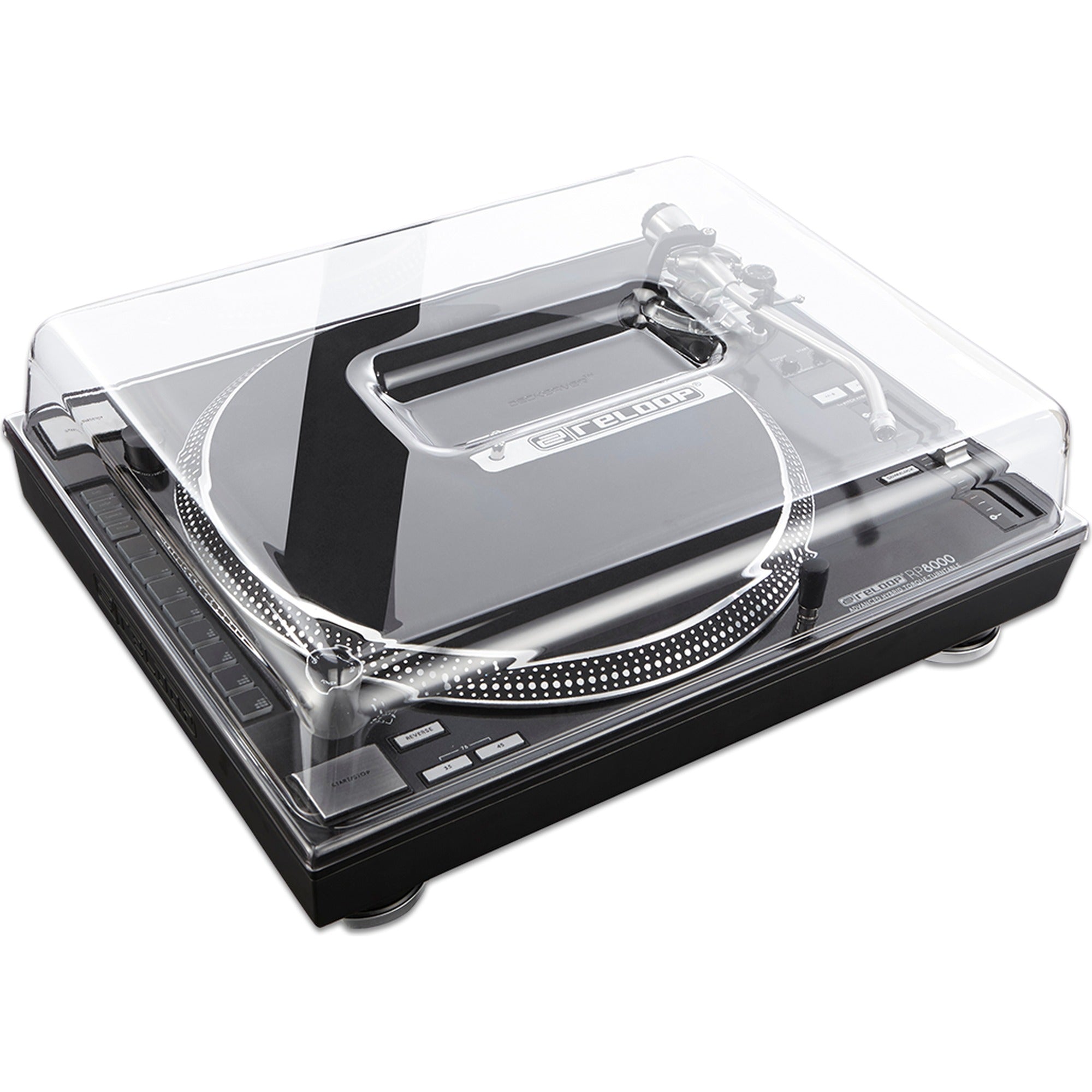 Decksaver Reloop Turntable Cover dj covers, with case