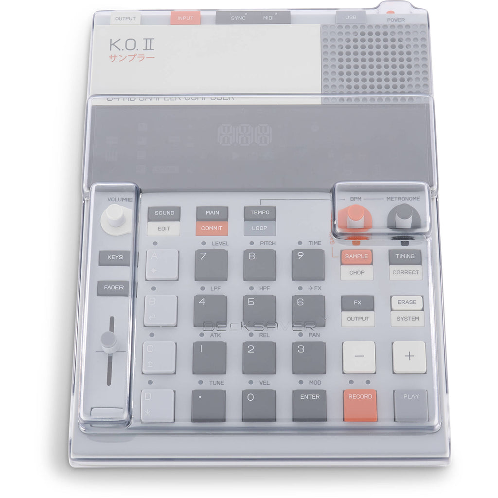 Decksaver Teenage Engineering EP-133 K.O.II Cover covers, with case