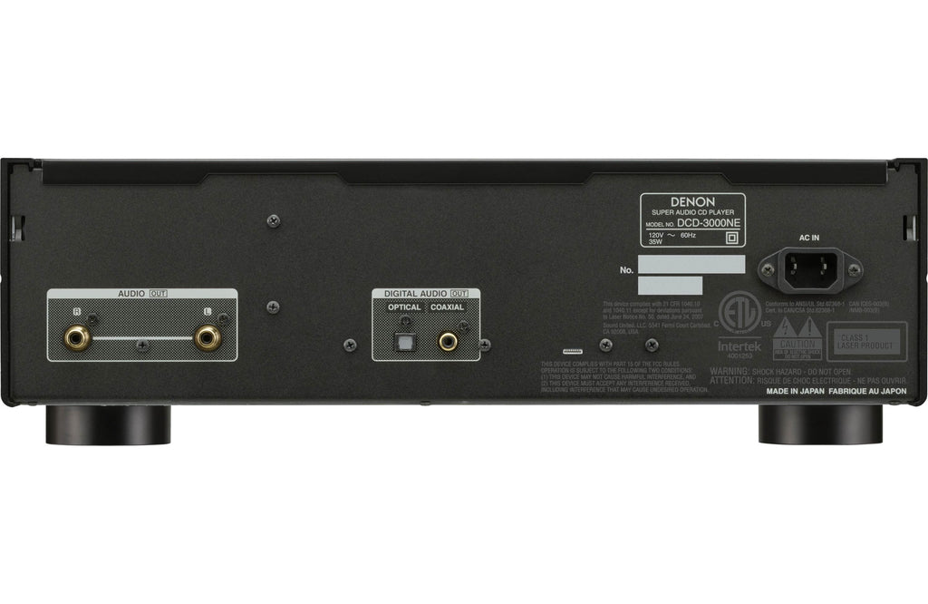Denon DCD-3000NE cd players, back