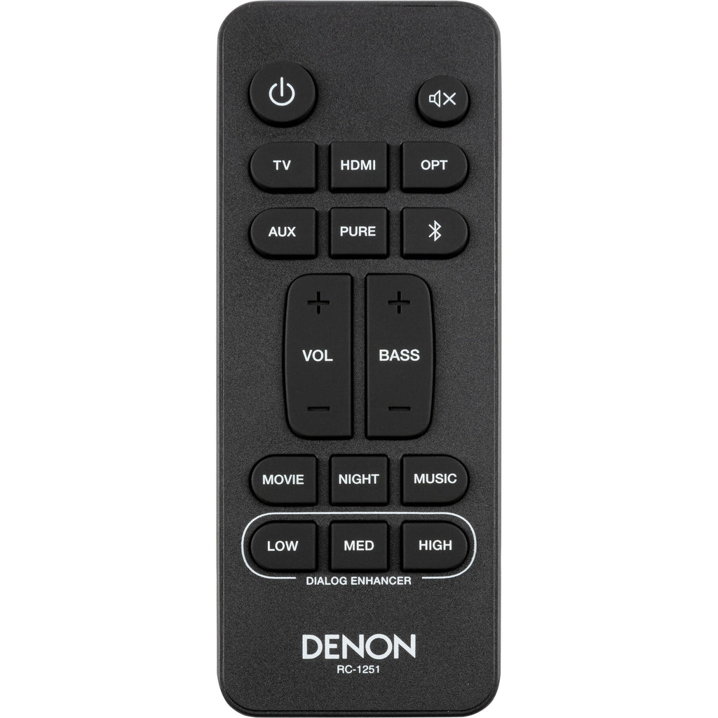 Denon DHT-S218 soundbars / tv speakers, alternate view
