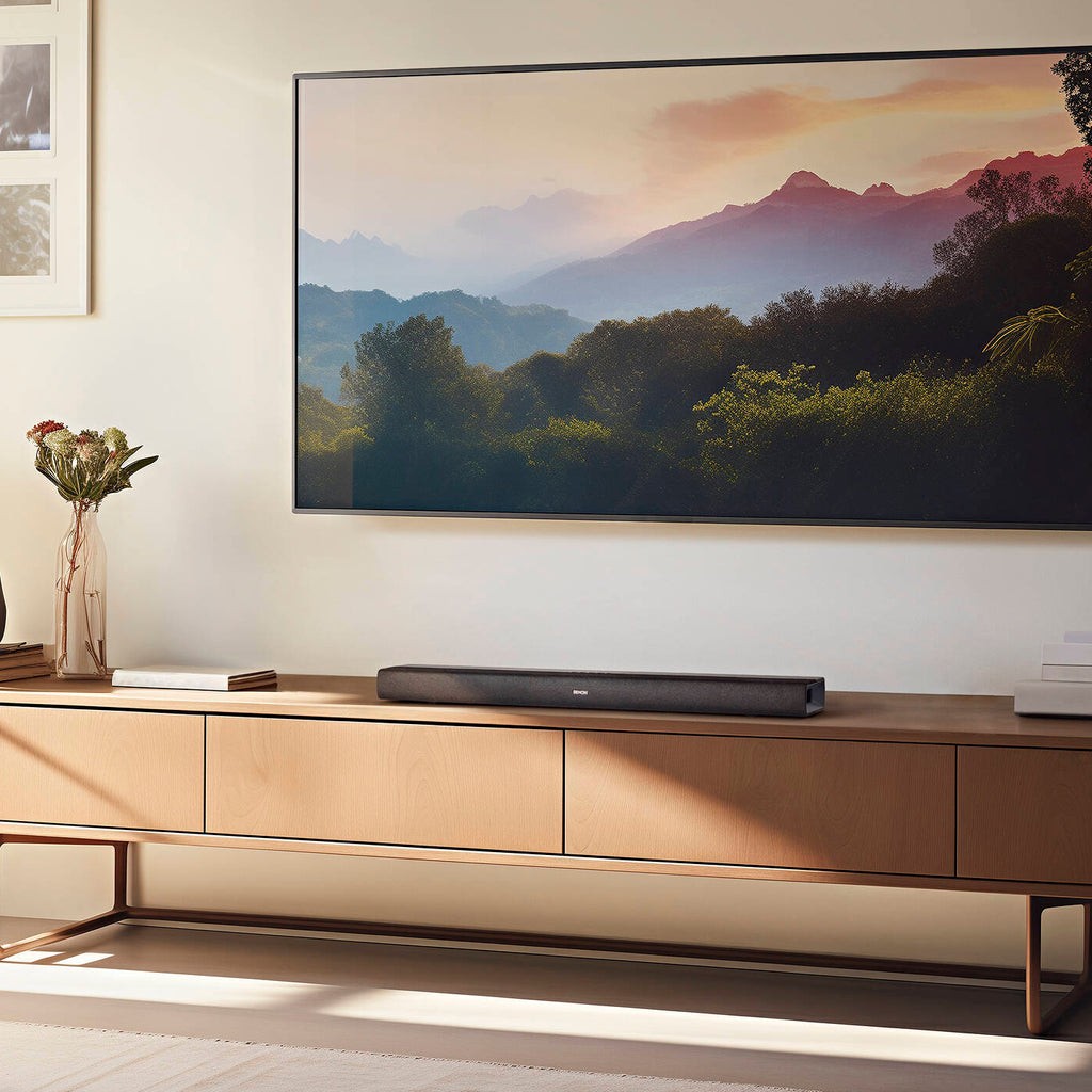 Denon DHT-S218 soundbars / tv speakers, alternate view