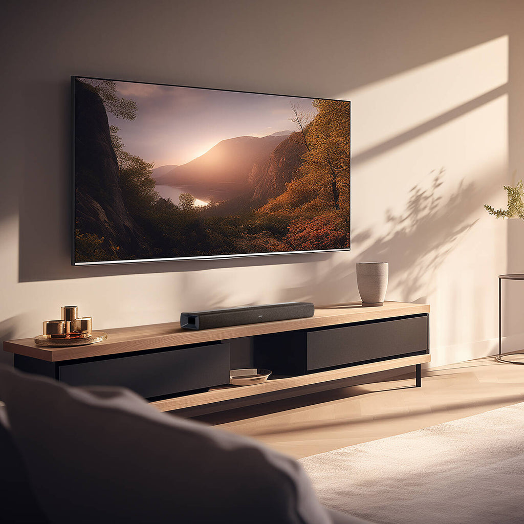 Denon DHT-S218 soundbars / tv speakers, alternate view