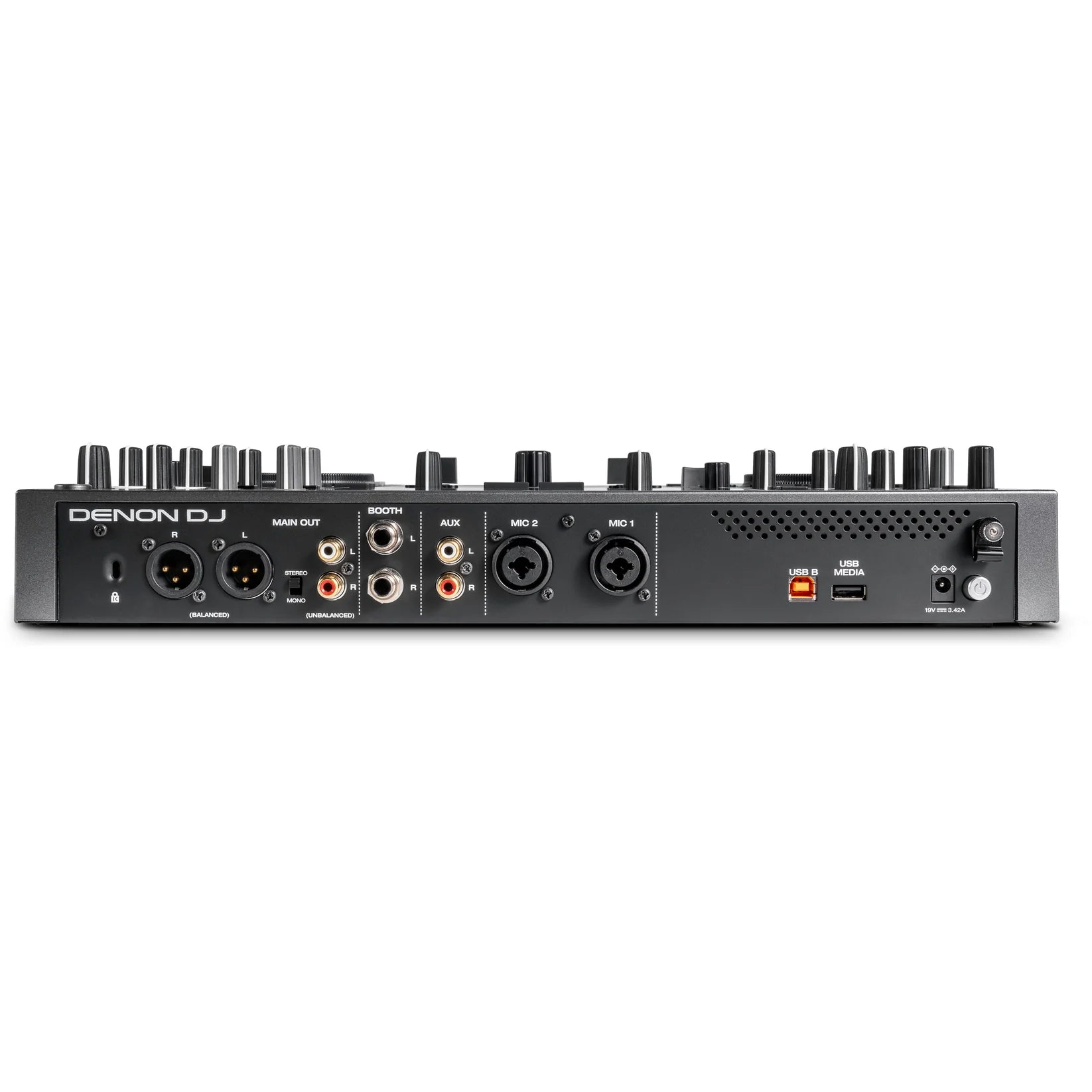 Denon DJ Prime GO+ dj media players, back