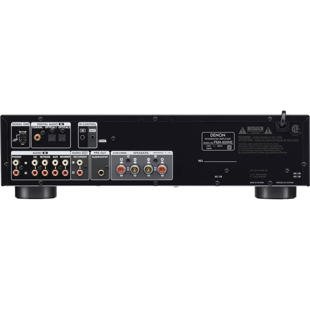 Denon PMA-600NE stereo amplifiers, alternate view
