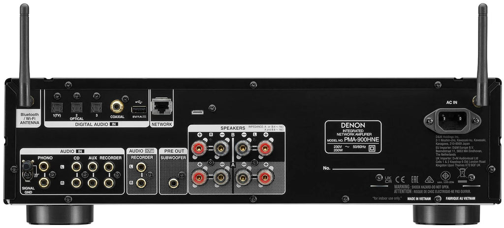 Denon PMA-900HNE stereo amplifiers, alternate view