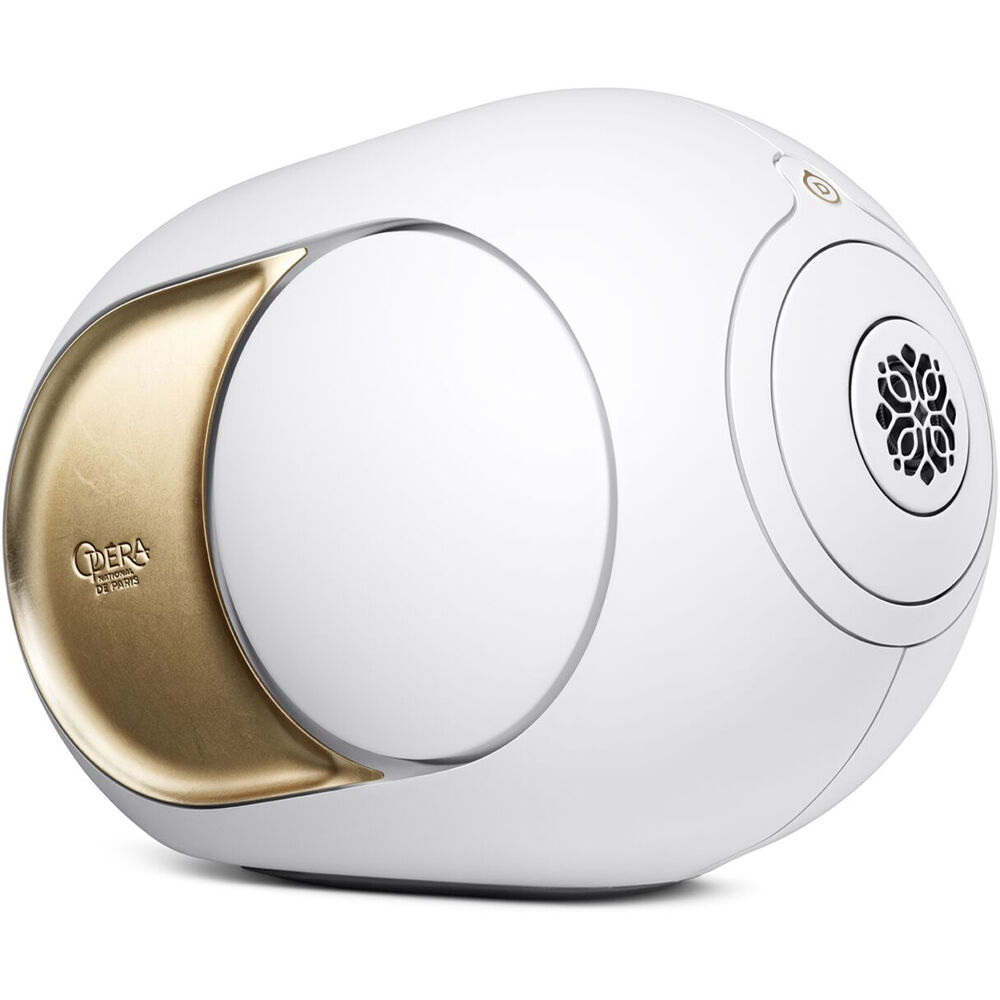 Devialet Phantom Ultimate 108 dB wireless speakers, cable