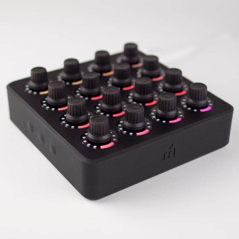 DJ TechTools MIDI Fighter Twister MIDI controller, black view