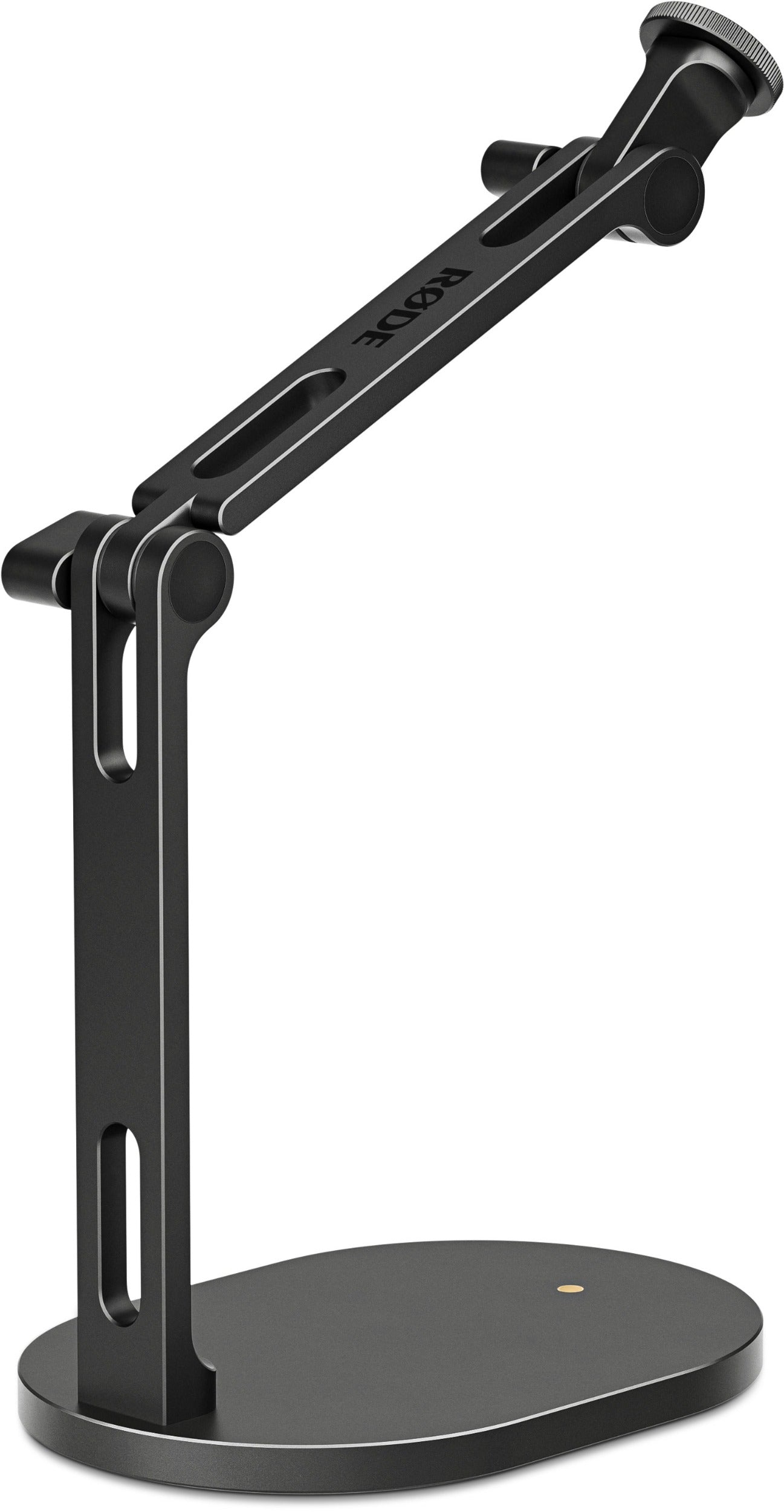 Rode DS2 desktop microphone stand with adjustable arm and sturdy base for professional audio recording setups