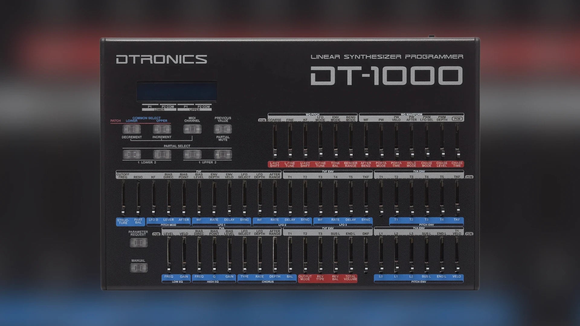 Dtronics DT-1000 midi controllers, alternate view