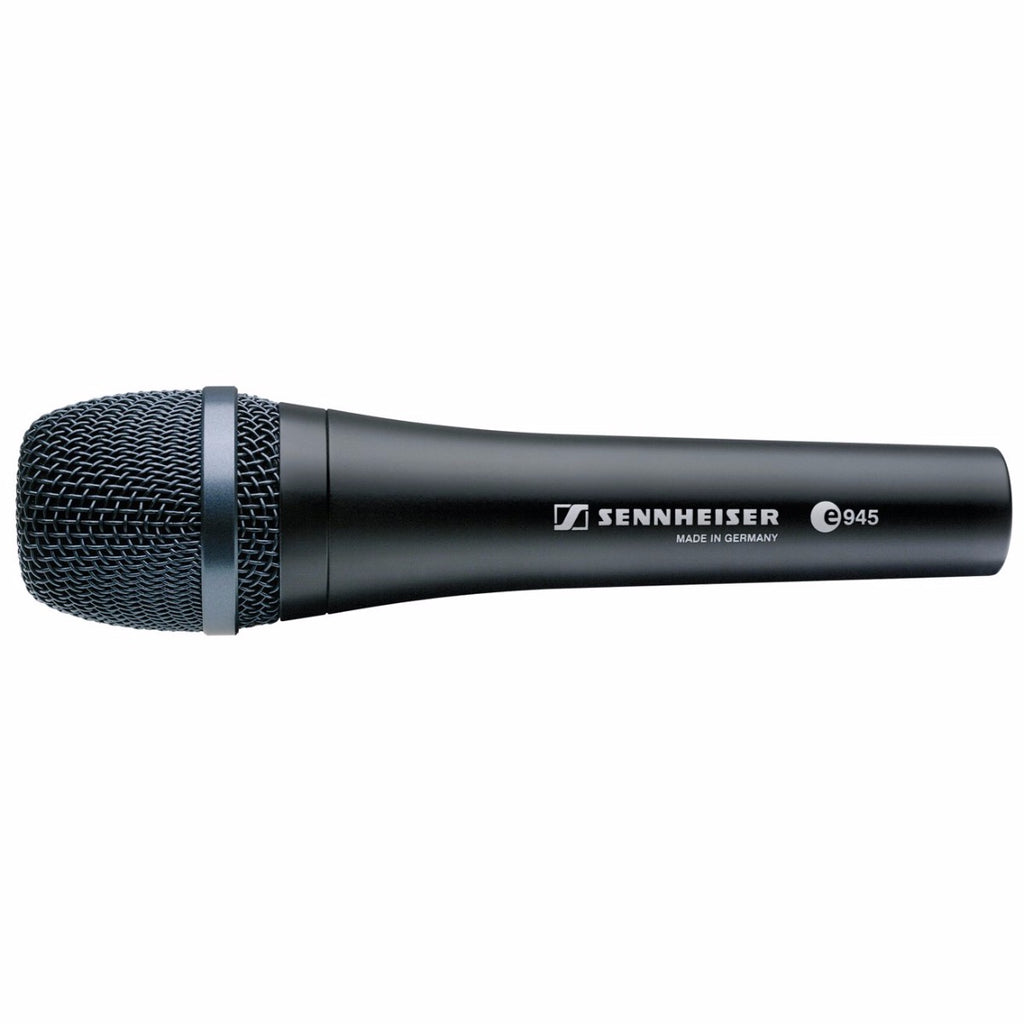Sennheiser E 945 dynamic microphone with cardioid polar pattern, handheld professional microphone for live vocals.