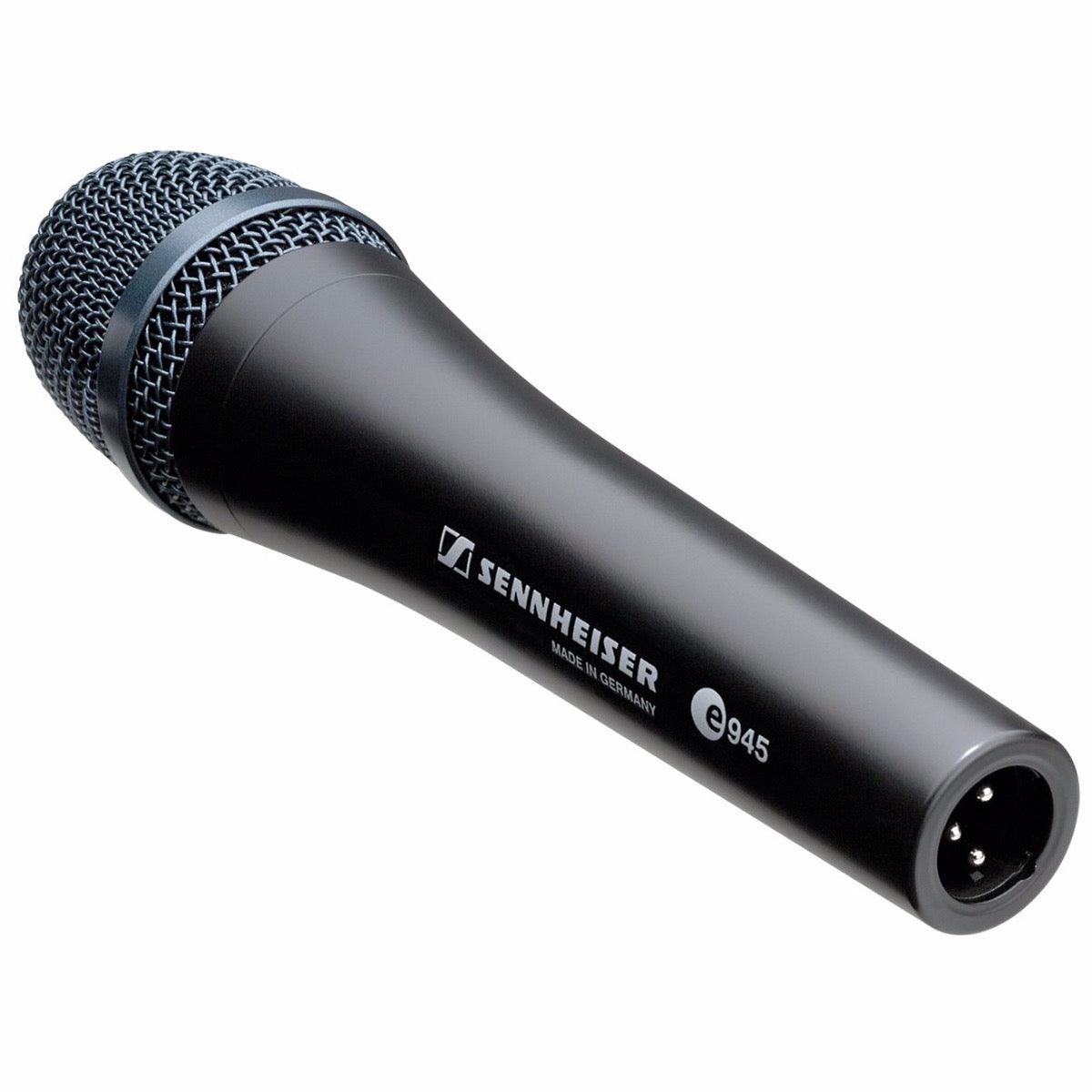 Sennheiser E 945 dynamic microphone with cardioid capsule for clear vocals and live performance applications