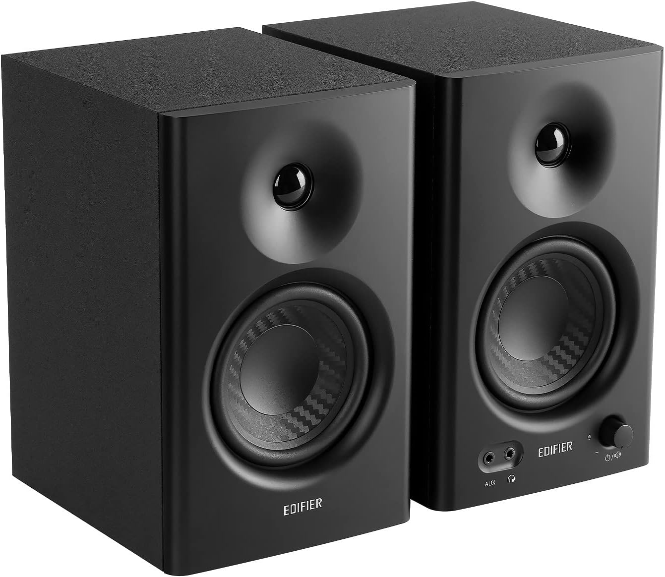 Edifier MR4 desktop speakers, desktop setup.