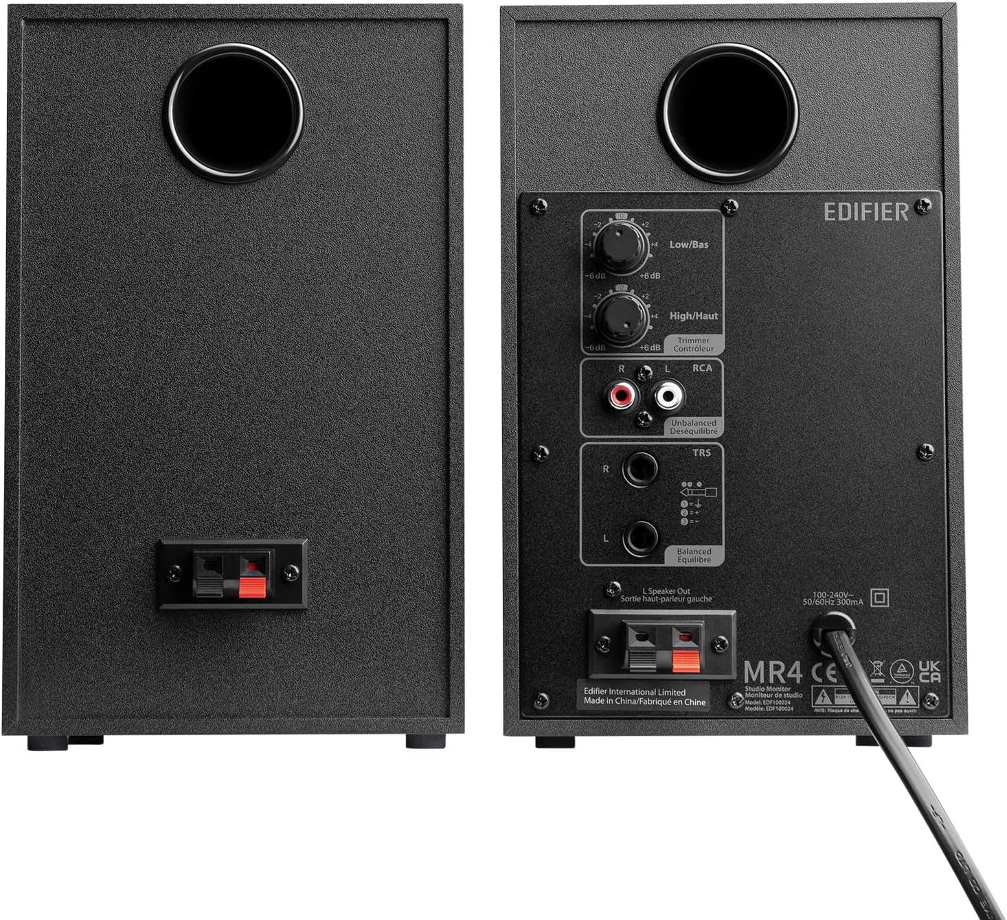 Edifier MR4 desktop speakers, desktop setup.
