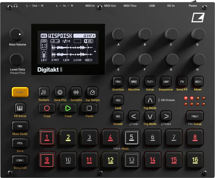 Elektron Digitakt II drum machine and sampler