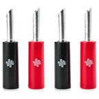 Essentials Base Banana 1 BFA, set of 4 banana plugs in black and red