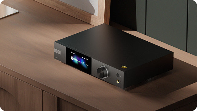 Eversolo DAC-Z8 desktop DAC and headphone amplifier, detail view