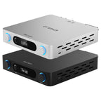 FiiO AIR AMP in Silver and Black finishes stacked