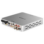 FiiO AIR AMP, Silver, rear panel with speaker terminals and inputs