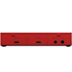 FiiO DM15 R2R portable CD player in red, front view