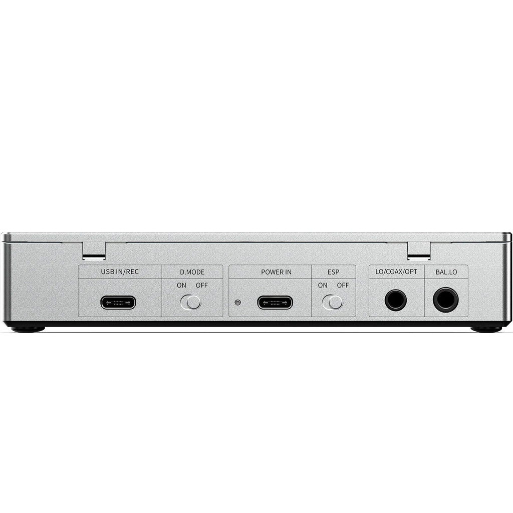 FiiO DM15 R2R portable CD player in silver